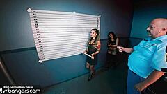 Hey, watch these Asian sluts suck massive cocks hard