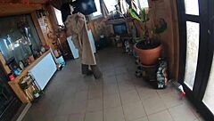 Cheating wife dances with husband's friend!