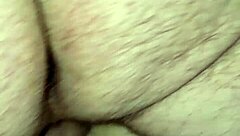 bent over milf gets creampie in doggystyle