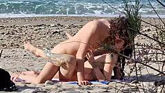 beach sex lovers, are you squirting orgasms at 7:40 and 13:25 with that telephoto lens?