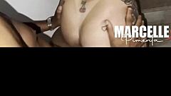 negão safado do porteiro arrombou meu cu com sua enorme rola na escada do prédio encheu minha boca de leite 😈