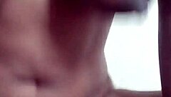 Melina rides big cock with petite body.