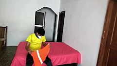 Unfaithful woman calls her neighbor to fuck her next to him