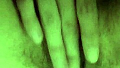 My hairy pussy is dripping with orgasm, she moans softly.