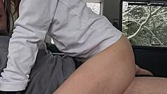 i inserted my cock deep into her wet pussy after blowjob in car