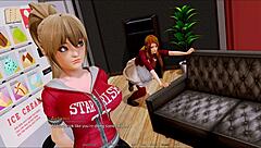 Exploring the harem hotel in this game episode 212