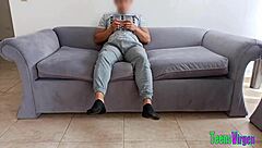 Innocent stepsister learns anal sex from her perverted stepbrother's big cock.