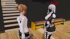 Exploring the harem hotel in this game episode 212