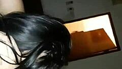 Thai girl sucking dick in intimate scene