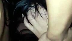 Thai girl sucking dick in intimate scene