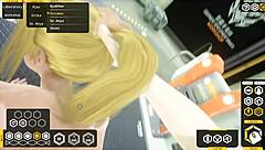 I play a sex game with handjob and cowgirl riding.