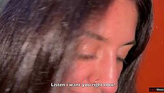 Is this risky public anal in the elevator? POV blowjob with cum on ass!