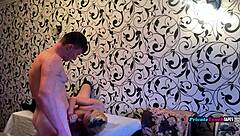 Sexy blonde stepsister gets naughty with perverted stepbrother alone