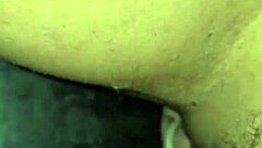 the guy BEHIND the gloryhole couldn't HANDLE it so I ASKED my husband to MAKE me CUM