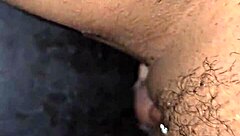 the guy BEHIND the gloryhole couldn't HANDLE it so I ASKED my husband to MAKE me CUM