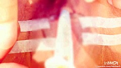 Bound clit suction orgasm