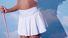 i watched jane wilde undress on the golf course, her hairy pussy and big ass exposed