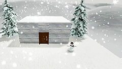 i visit my friend in winter, her big tits and ass with monster cock slut