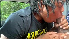 Wow, public head on a monster cock!