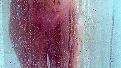 Watch this latina teen's shaved pussy in the shower?