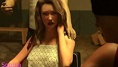 Wife and stepmother humiliate in anal threesome