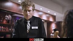 Cheating Wife Fucks Stranger in Public Toilet Cowgirl