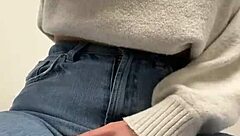 This patient sneaks a quick orgasm in the doctor's office. It's outdoors too.