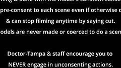 Angel Santana And Aria Nicole Handcuffed In Backstage POV Action