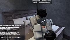 Teaching her a sexy lesson in roblox for making me wait 😏