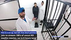 Angel Santana And Aria Nicole Handcuffed In Backstage POV Action