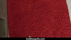 Caught watching porn! Stepdaughter offers body to daddy in doggystyle and cowgirl!