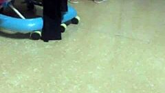 husband pulls down wife's pants part one