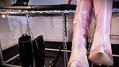 bow down to your superior goddess as she gives jerk off instructions in femdom bdsm