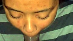 Guccicapone's BBW Model Loveythethroatgoat Gives Homemade Blowjob to His Big Black Monster Cock