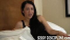 i will do your sissy makeup for you in lingerie and femdom style