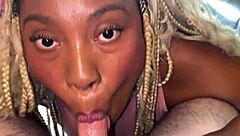 kara nate in ebony pov facial interracial cumshot with huge tits