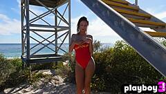 I Posed Naked Outdoor With Medium Tits Brunette Miluniel Louis And Sexy Bubble Butt Babe