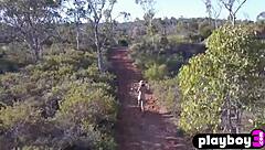 I Posed Naked Outdoor With Medium Tits Brunette Miluniel Louis And Sexy Bubble Butt Babe