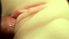 Cute Real Doll Gets Double Penetration with Anal and Handjob Close Up