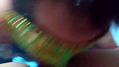 corno viado tomando a porra do amigo que gozou na buceta da sua esposa