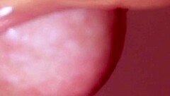 nastya gives a nasty russian blowjob in college. she becomes famous after swallowing cum from big cock.