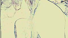 in the club, she licked my ass and gave a blowjob