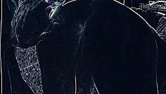 in the club, she licked my ass and gave a blowjob