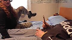 Housewife Swallows Neighbor's Cum In Mouth