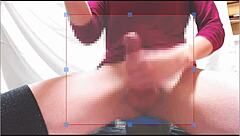 Japanese girl indulges in casual solo onani