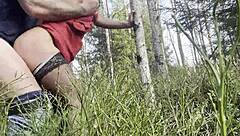 Public Fuck In Deep Forest Bent Over