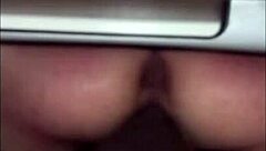 She talks dirty and begs for my cock in public