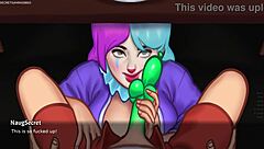 Hot stepmom gets caught sucking something under the table in summertime saga game.