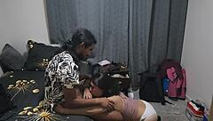 amateur couple shoots porn after long time apart, blowjob and sex first part!