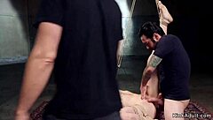 Tied Tits Redhead Feels Pain And Submission In Anal Training